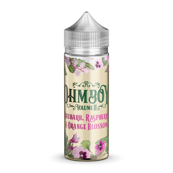 Ohm Boy Rhubarb, Raspberry & Orange Blossom 100ml