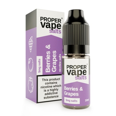 Proper Vape Berries & Grapes 10ml Salts