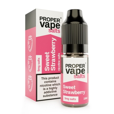 Proper Vape Sweet Strawberry 10ml Salts